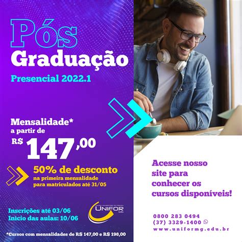 cursos de pos graduação.